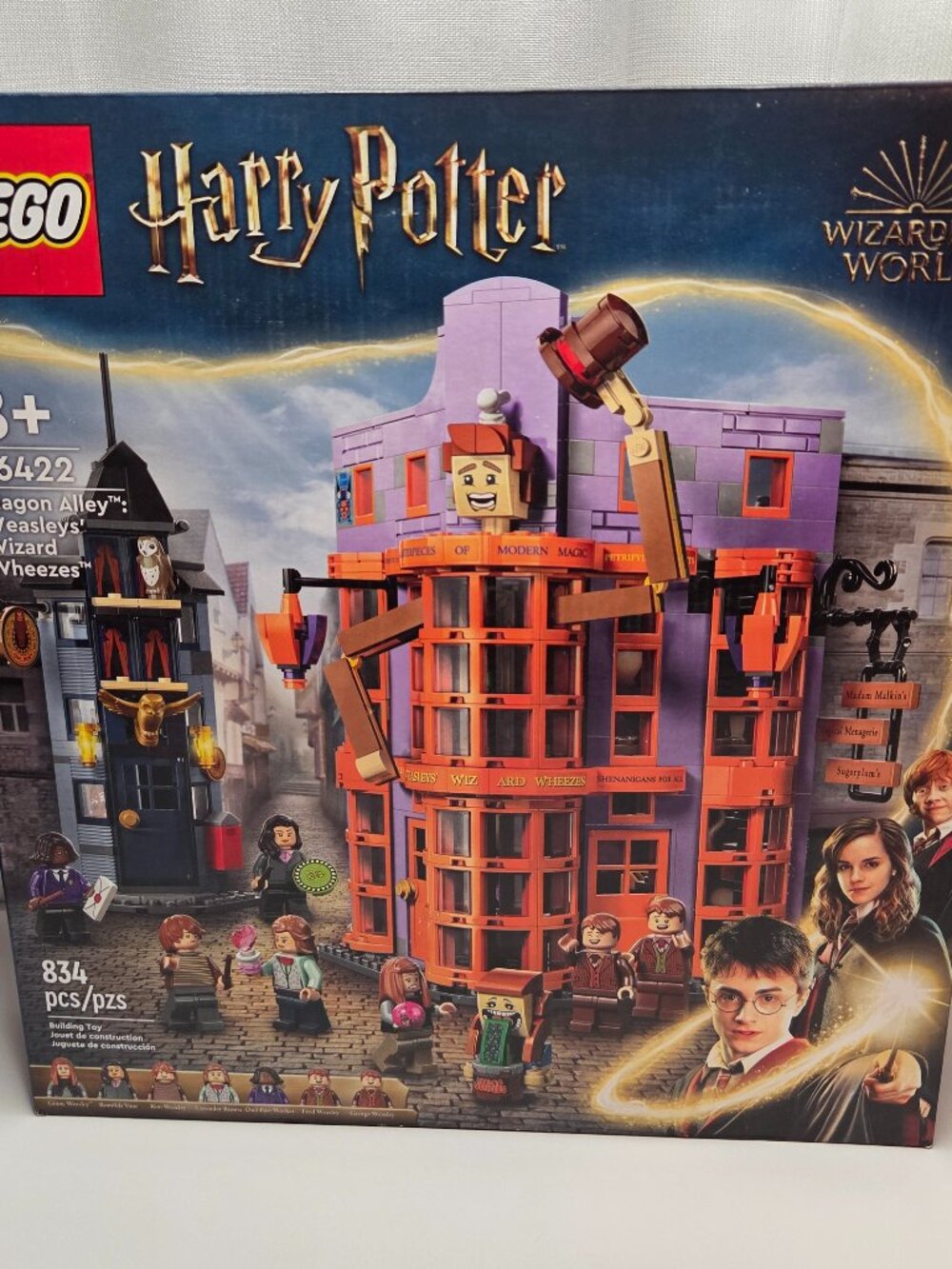 LEGO 76422 Harry Potter Diagon Alley Weasley's Wizard Wheezes New/Factory Sealed